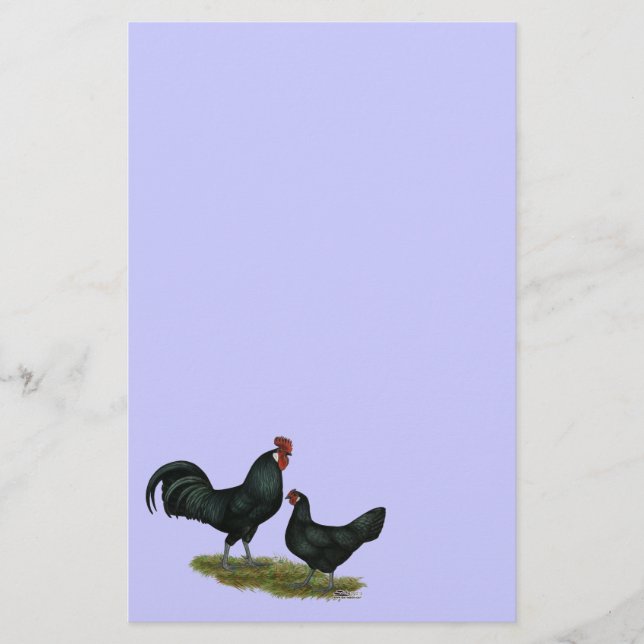 Augsburger Chickens Stationery (Front)