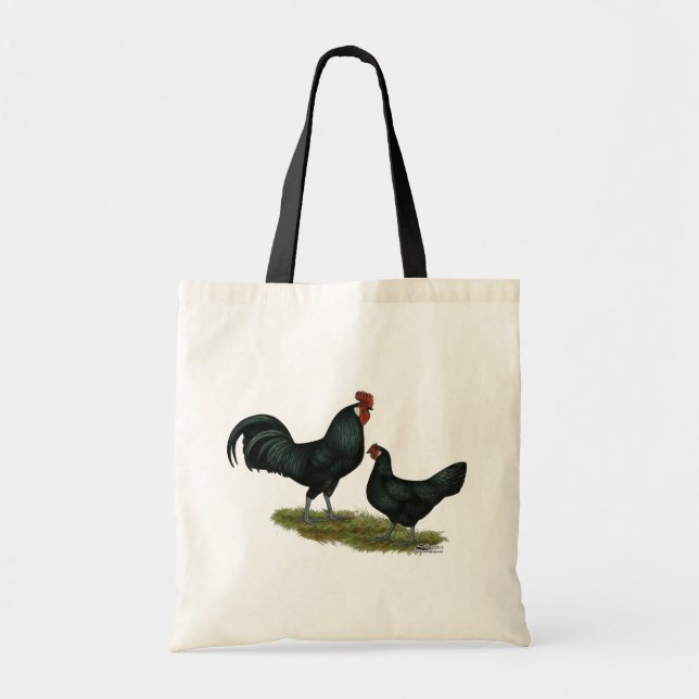 Augsburger Chickens Tote Bag (Front)