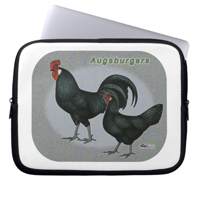 Augsburger Fowl Laptop Sleeve (Front)