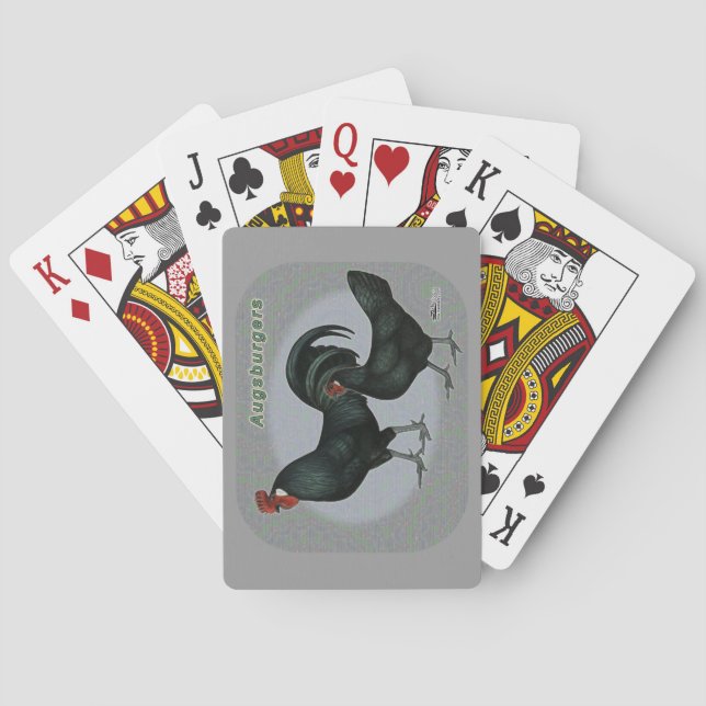 Augsburger Fowl Playing Cards (Back)