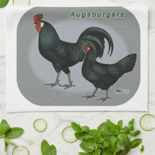 Augsburger Fowl Tea Towel
