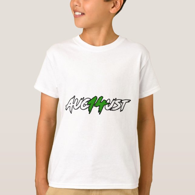 August 14 Pakistan Independence Day T-Shirt (Front)