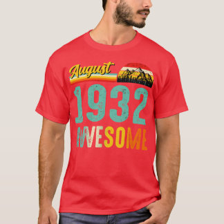 August 1932 Birthday Gift Shirt Vintage August 193