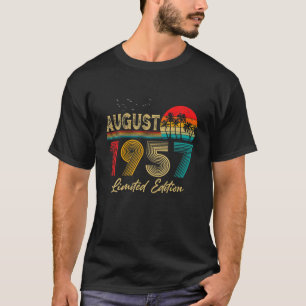 August 1957 64 Years Old Limited Edition 64Th Birt T-Shirt