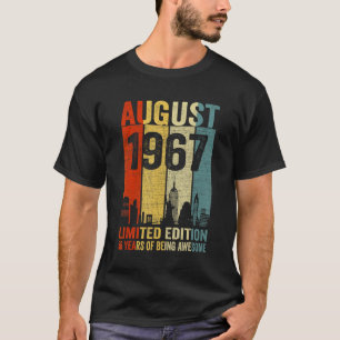 August 1967 56 Years Of Being Awesome 3 T-Shirt