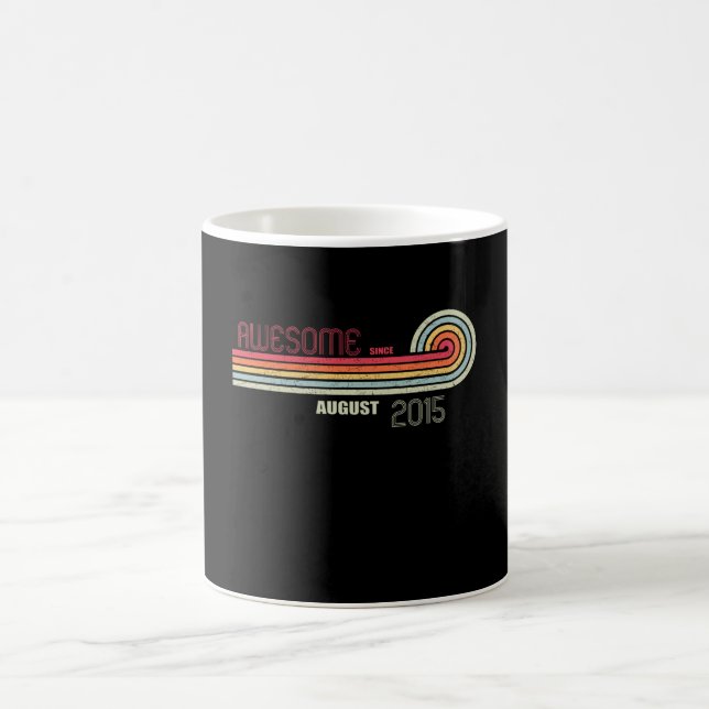 August 2015 6 th Birthday Years Old Coffee Mug (Center)