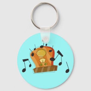 August 20th, National Radio Day Key Ring
