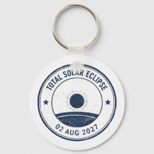 August 2 2027 Solar Eclipse Key Ring
