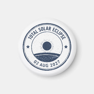 August 2 2027 Solar Eclipse Magnet