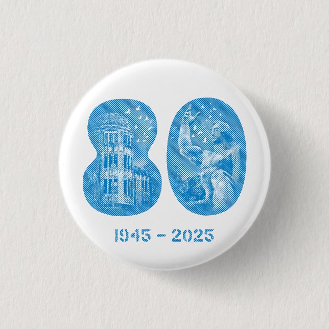 August 5 NYC event 2025 Button - Small 1¼ Inch (Front)