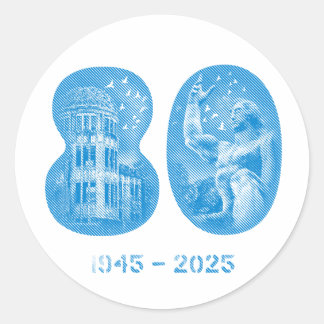 August 5 NYC event 2025 Classic Round Sticker