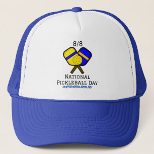 August 8th is National Pickleball Day Trucker Hat