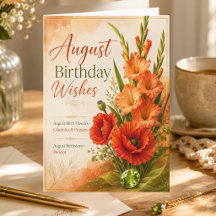 August Birth Flower August Birthstone Birthday