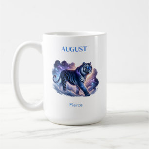 August Birth Month Spirit Animal Tiger Gift - Coffee Mug