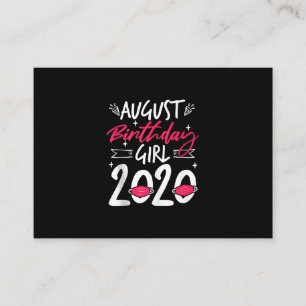 August Birthday Quarantine Gift Women Her Girl Leo Enclosure Card