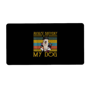 August Birthday With My Great Pyrenees Dog 2020
