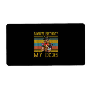 August Birthday With My Irish Setter Dog 2020