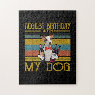 August Birthday With My Jack Russell Dog 2020 Jigsaw Puzzle