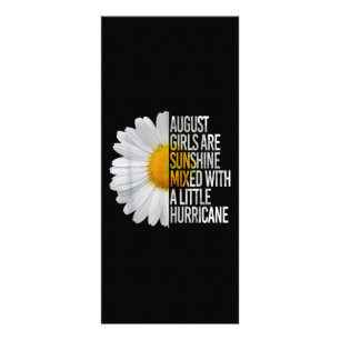 August Birthday Womens Gift Funny Quote Gift Rack Card