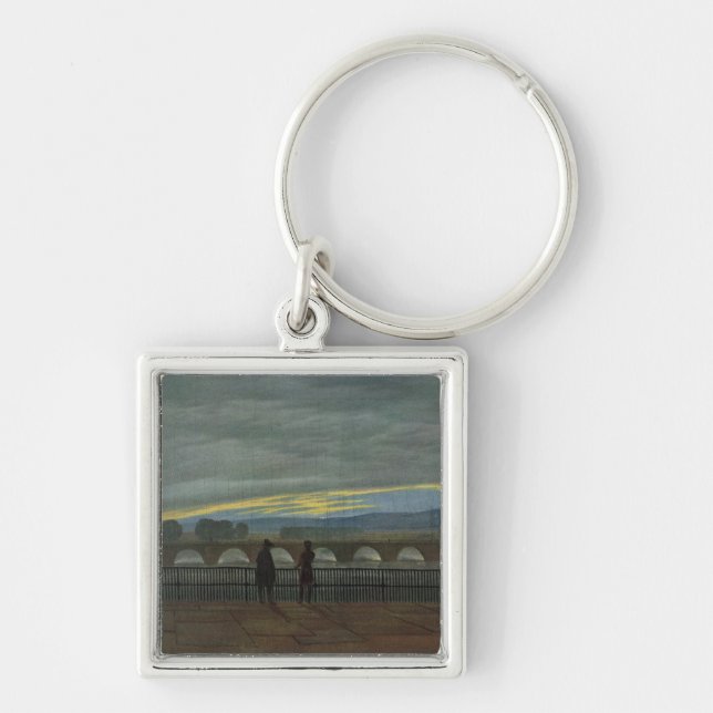August Bridge in Dresden Key Ring (Front)