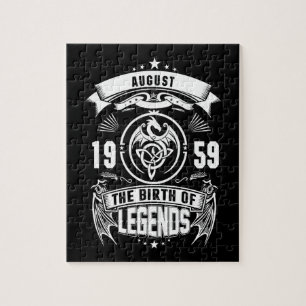 August Gift 1959 The Birth Of The Legends Jigsaw Puzzle