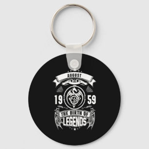 August Gift   1959 The Birth Of The Legends Key Ring