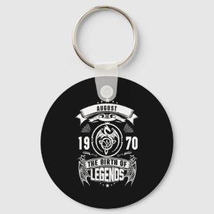 August Gift   1970 The Birth Of The Legends Key Ring