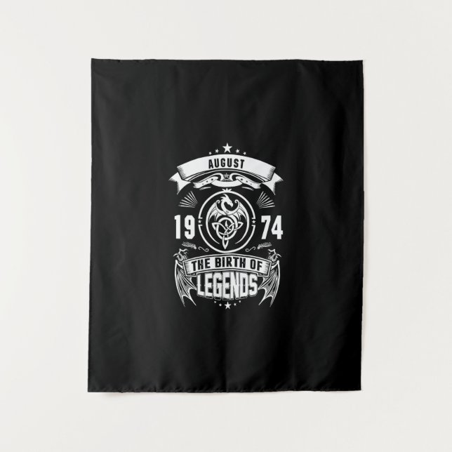 August Gift | 1974 The Birth Of The Legends Tapestry (Front)
