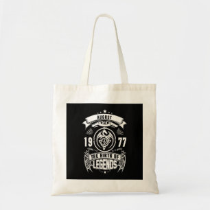 August Gift 1977 The Birth Of The Legends Tote Bag