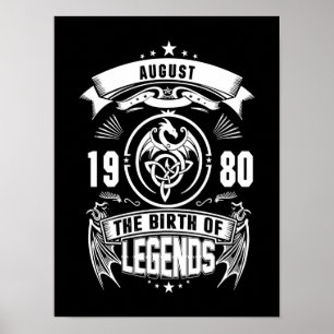 August Gift   1980 The Birth Of The Legends Poster