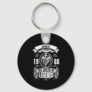 August Gift   1988 The Birth Of The Legends Key Ring