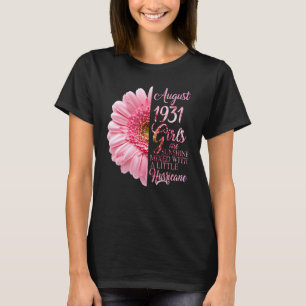 August Girl 1931 91 Years Of Being Sunshine Mixed T-Shirt