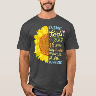 August Girls 2006 16 Years Of Being Sunshine Mied  T-Shirt
