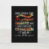 August Grandma Who Really Loved Her Grandsons