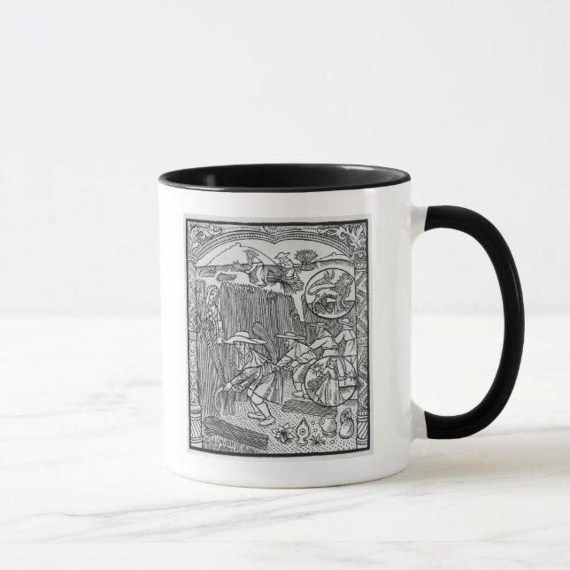 August, harvesting, Leo Mug (Right)