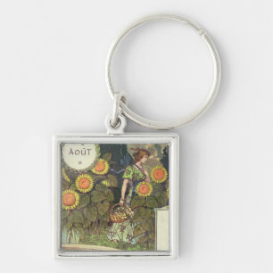 August Key Ring