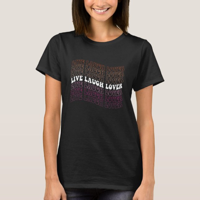 August Live Laugh  Matching Family Women Girls T-Shirt (Front)