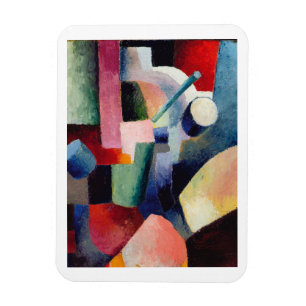 August Macke, Coloured Composition of Forms  Magnet
