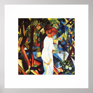 August Macke. "Couple in the Woods" Art Print