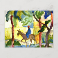 August Macke - Donkey Ride