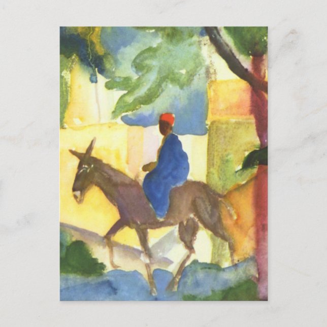August Macke Fine Art Postcard (Front)