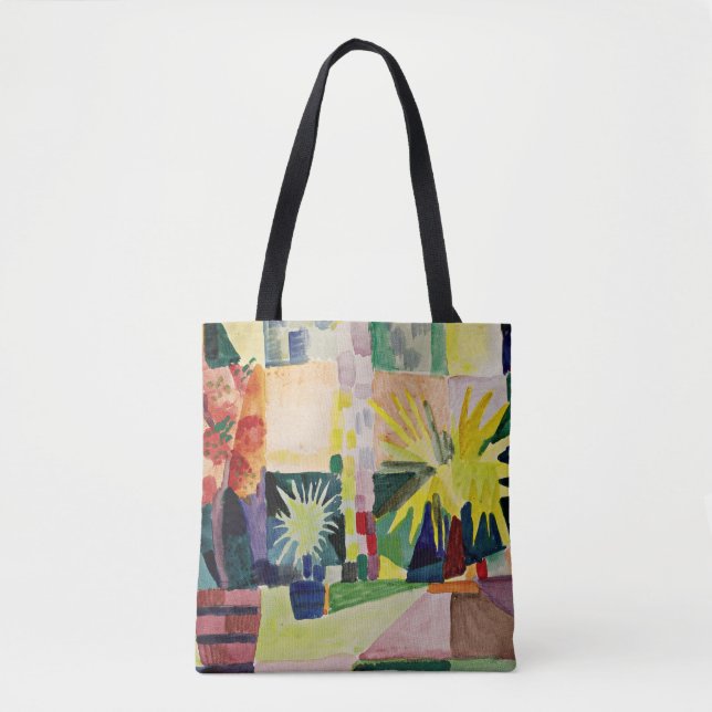 August Macke: Garden on Lake Thun Tote Bag (Front)
