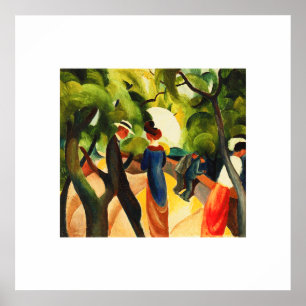 August Macke. "Promenade" Fine Art Print