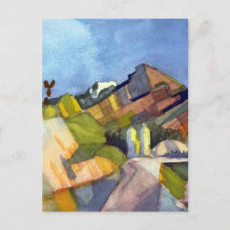 August Macke - Rocky Landscape Postcard