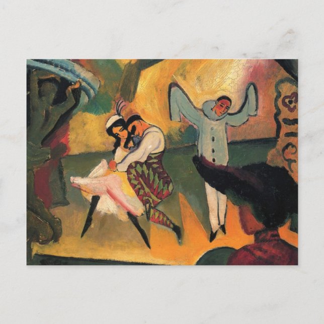 August Macke - Russian Ballet Postcard (Front)