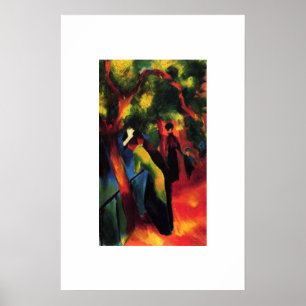 August Macke. "Sunny Way" Fine Art Print