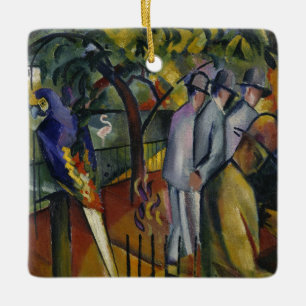 August Macke Zoological Garden I Ceramic Ornament