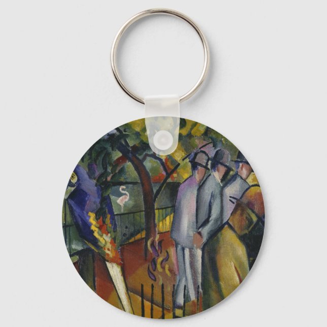 August Macke | Zoological Garden I Key Ring (Front)