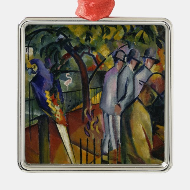 August Macke | Zoological Garden I Metal Ornament (Front)