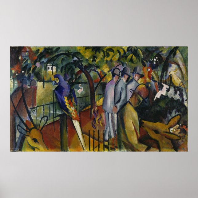 August Macke | Zoological Garden I Poster (Front)